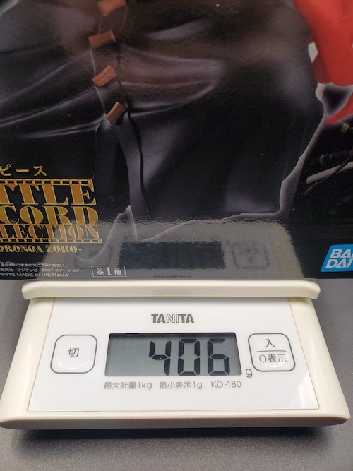 ゾロ BATTLE RECORD COLLECTIONの重量