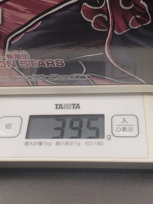 NARUTO-ナルト- 疾風伝 VIBRATION STARS-SASORI-（サソリ）の重量