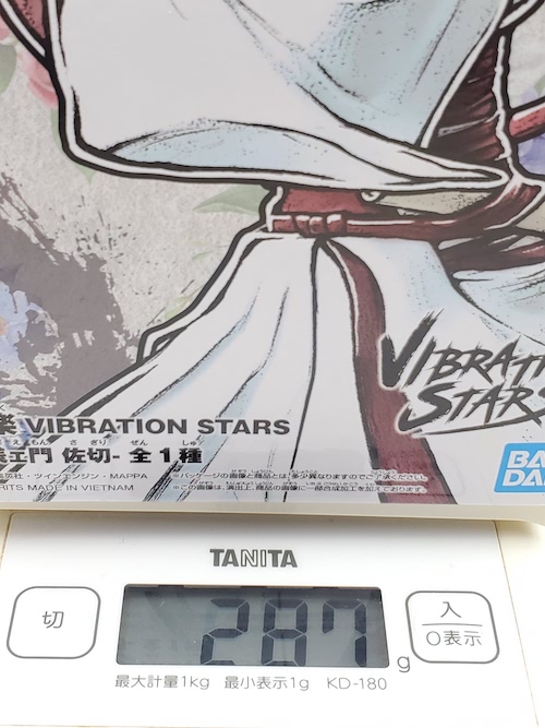 地獄楽 VIBRATION STARS-山田浅ェ門 佐切-の重量