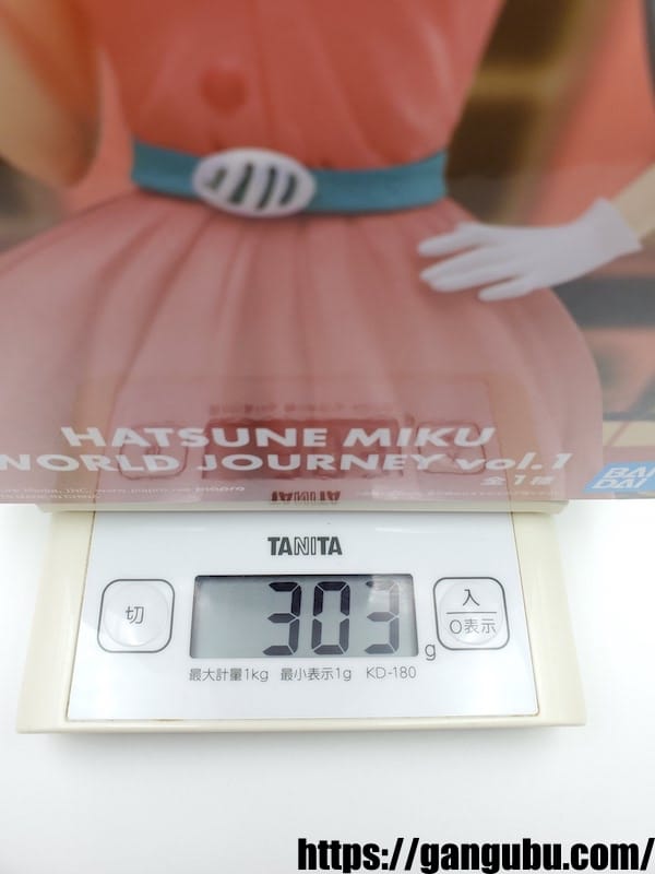 HATSUNE MIKU WORLD JOURNEYの重量