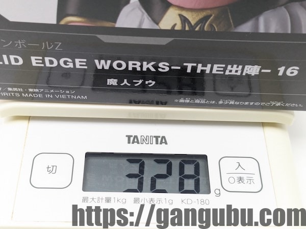 ドラゴンボールZ SOLID EDGE WORKS-THE出陣-16(魔人ブウ)の重量