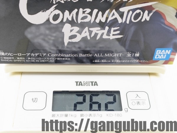 僕のヒーローアカデミア Combination Battle-ALL MIGHT vs ALL FOR ONE-の重量1