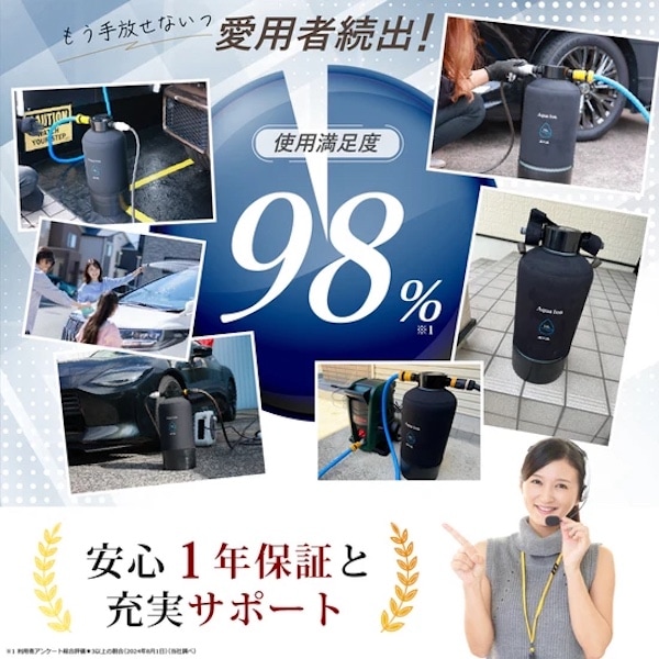 初めての純水洗車も安心！オールインワンセットの内容と充実サポート
