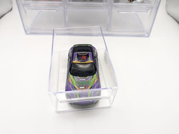 引き出し付きミニカーケース