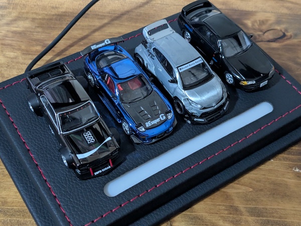 LEDライト付きミニカーケース