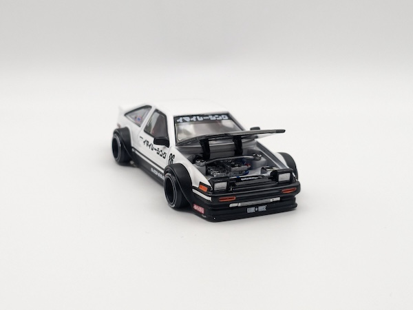 KAIDOHOUSE × MINI GT 1/64 Toyota AE86 スプリンタートレノ Kaido Street V1(右ハンドル)