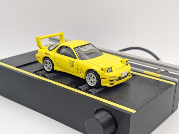 アリエクで買った1/64ミニカー用シャーシダイナモメーター