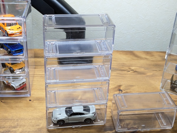 縦連結ミニカーケースをレビュー