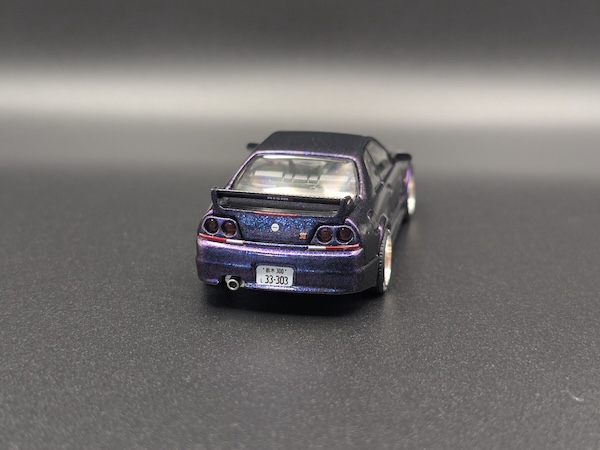 POP RACE 1/64 GT-R R33 ミッドナイトパープル