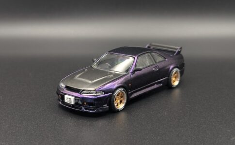 POP RACE 1/64 GT-R R33 ミッドナイトパープル