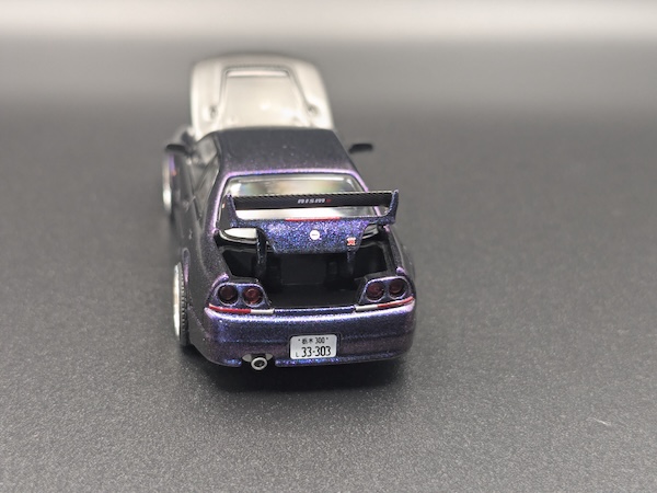 POP RACE 1/64 GT-R R33 ミッドナイトパープル