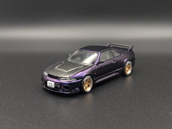 POP RACE 1/64 GT-R R33 ミッドナイトパープル
