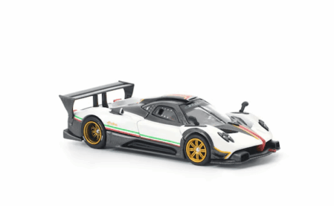 POP RACE 1/64 パガーニ ゾンダ R ホワイト