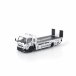 POP RACE 1/64 パンデム ふそう 300 フラットベッドトランスポーター ホワイト