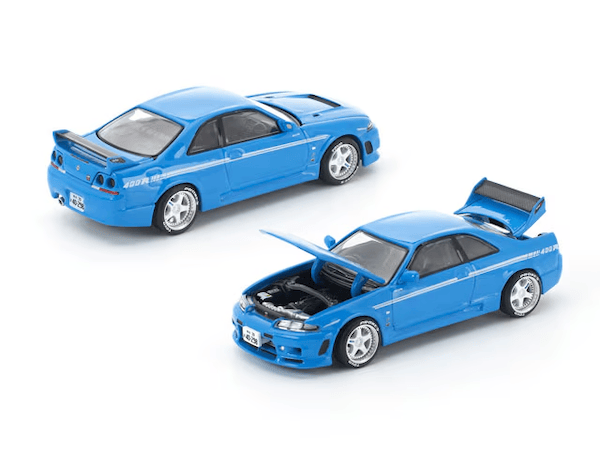 1/64 POP RACE × Enigma スカイライン GT-RR33 NISMO 400R チャンピオンシップブルー