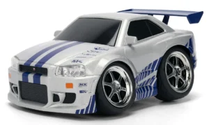 ワイルド・スピード 1/28 スケール デフォルメ ダイキャストカーSmall Blocks Brian`s Nissan Skyline GT-R (BNR34) (ミニカー)
