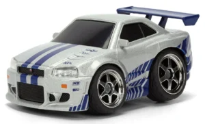 ワイルド・スピード 1/43 スケール デフォルメ ダイキャストカーSmall Blocks Brian`s Nissan Skyline GT-R (BNR34) (ミニカー)